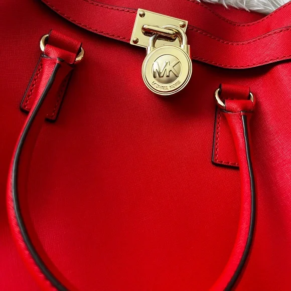 MK Orange Red Purse - Picture 2 of 8